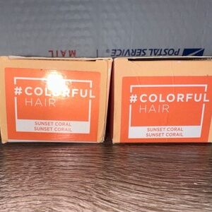 Loreal colorful hair color sunset coral